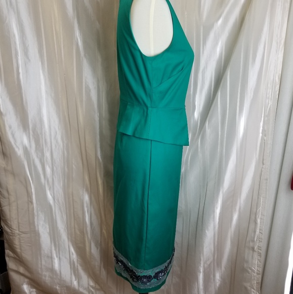 SALE🔥J.Crew Green Dress - Picture 4 of 8